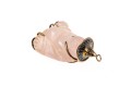 14K And Carved Rose Quartz Buddha Pendant