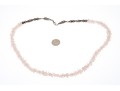 Lot Of Pretty Rose Quartz Themed Jewelery, Including A Heart Motif Bracelet