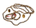 Group Of Tiger's Eye Beaded Jewelry