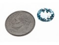 Loose Stone: One Oval Faceted Light Blue Topaz, 