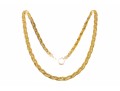 14K Braided Herringbond Chain Necklace
