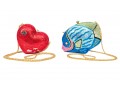 Kathrine Baumann Heart And Fish Rhinestone Shoulder Bags