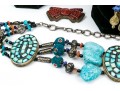 Large Group Of Colorful Turquoise And Cinnabar Jewelry
