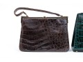 Two Alligator Leather Hand Bags