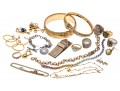 Lot Of Assorted Sterling Silver And Gold Filled Jewelry Pieces