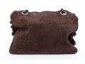 Hogan Leather And Fur Hand Bag