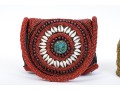 Six Classic Colorful Beaded Hand Bags 