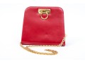 Ferragamo Leather Shoulder Bag And Clutch