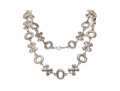 Sterling Silver 'XO' Link Carolee Necklace