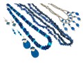 Group Of Lapis And Sodalite Necklaces And Earrings