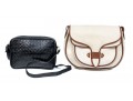 Leather Dior And Bottega Veneta Leather Shoulder Bags
