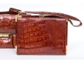 Three Stylish Allagator Leather Shoulder And Hand Bags