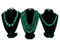 Deep Green Malachite Stone Necklaces And Earrings