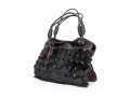 Hogan Leather And Fur Hand Bag