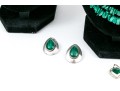 Deep Green Malachite Stone Necklaces And Earrings