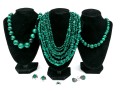 Deep Green Malachite Stone Necklaces And Earrings