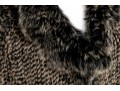 Woven Fur Shawl