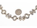 Sterling Silver 'XO' Link Carolee Necklace
