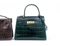 Two Alligator Leather Hand Bags