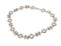 Sterling Silver 'XO' Link Carolee Necklace