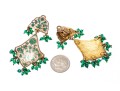 Lot Of Assorted Indian Motif Jewelry Pieces, Including Enamels And Opaque Rubies