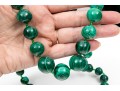 Deep Green Malachite Stone Necklaces And Earrings