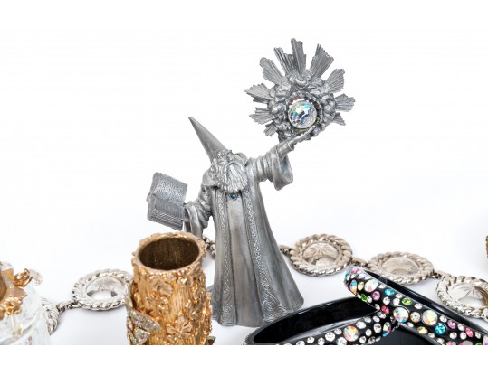 Large Lot Of Assorted Costume Jewelry, Including Vintage, And Tabletop Items