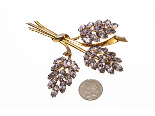 Two Bright And Impactful Sterling Brooches 