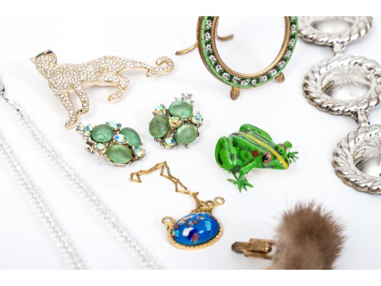 Large Lot Of Assorted Costume Jewelry, Including Vintage, And Tabletop Items