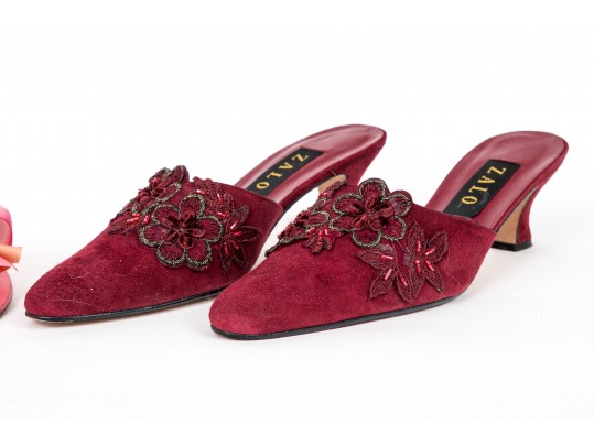 Lot Of Two Mules, Zalo And Delman, Sizes 8 1/2 To 9