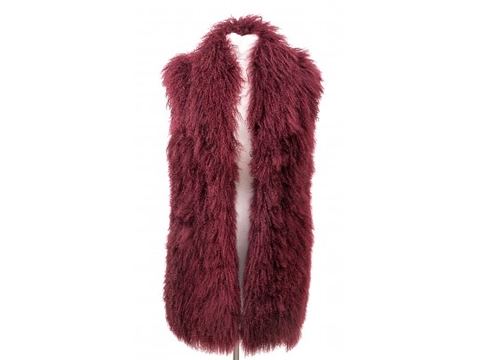 Roberto Cavalli Just Cavalli Burgundy Vest, Size 40