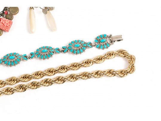 Fabulous Lot Of Costume, Sterling, 10k And Gold Filled Jewelry