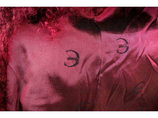 Roberto Cavalli Just Cavalli Burgundy Vest, Size 40