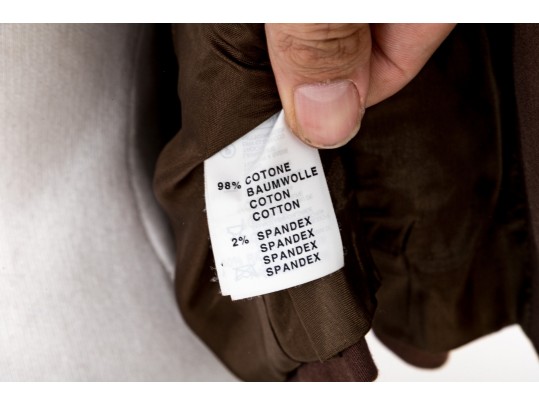 Blumarine Fun Brown Bejeweled Cotton Blazer, Size Italy 42