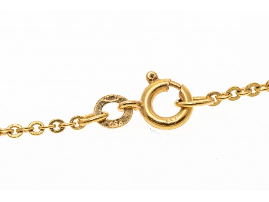 18k Yellow Gold Classic Cable Link Style Chain