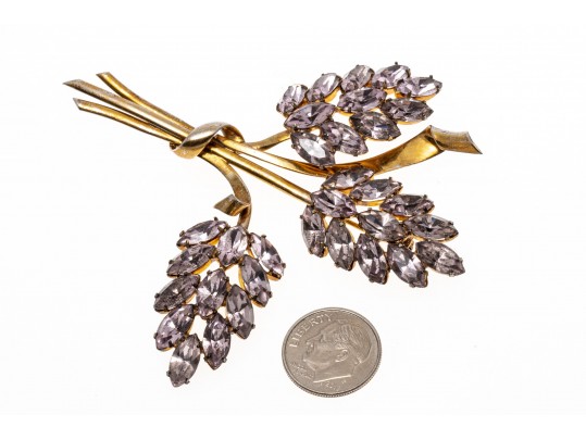 Two Bright And Impactful Sterling Brooches 