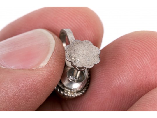 Lot Of Assorted Sterling, 800 Silver And Gold Filled Goldstone Glass Jewelry Pieces