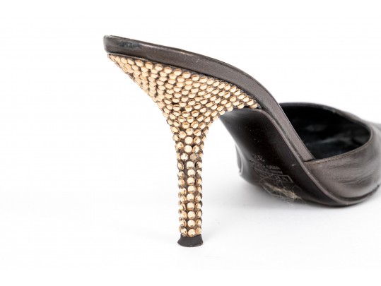 Lot Of Two Mules, Giuseppe Zanotti And Vicini, Sizes 9 And 39