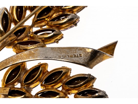 Two Bright And Impactful Sterling Brooches 