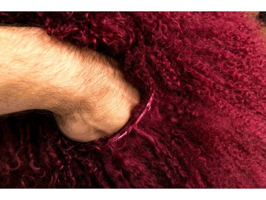 Roberto Cavalli Just Cavalli Burgundy Vest, Size 40