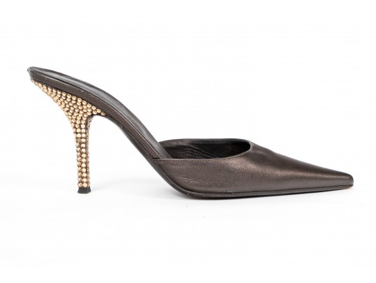 Lot Of Two Mules, Giuseppe Zanotti And Vicini, Sizes 9 And 39