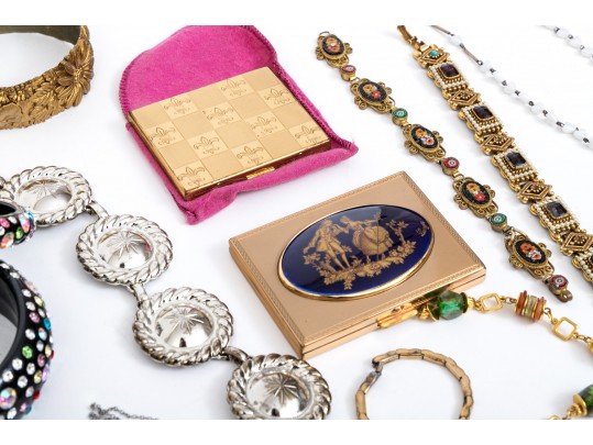 Large Lot Of Assorted Costume Jewelry, Including Vintage, And Tabletop Items
