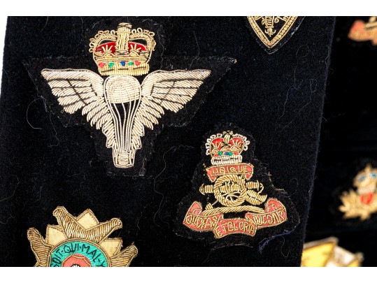 Dolce & Gabbana Unique Double Breasted Black Blazer With Patches, Size 42