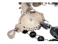 Margaret Thurman Magnificent Sterling, Cameo, Jet, Druzy And Smoky Quartz Necklace