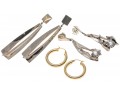 Three Sterling Silver Earrings, Pendants And Hoops