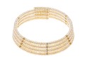 Pearl And 14K Four Stranded Collar Necklace