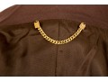 Blumarine Fun Brown Bejeweled Cotton Blazer, Size Italy 42