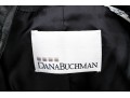 Dana Buchman Black Leather Zip Vest, Size 10
