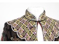 Etro Stunning Beaded Mandarin Color Jacket, Size 40