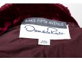 Oscar De La Renta Burgundy And Pink Silk Top, Size 14